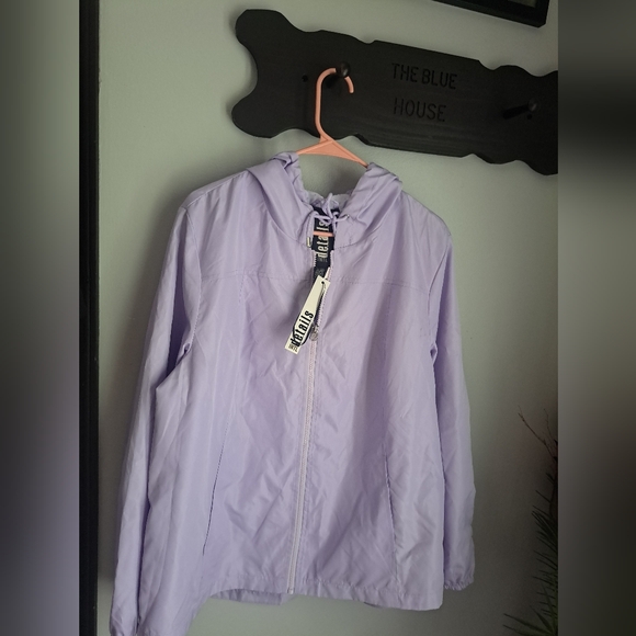 INTL d.e.t.a.i.l.s Raincoats & Windbreaker - Raincoats with Hood, Jacket Sz XL - Picture 11 of 13